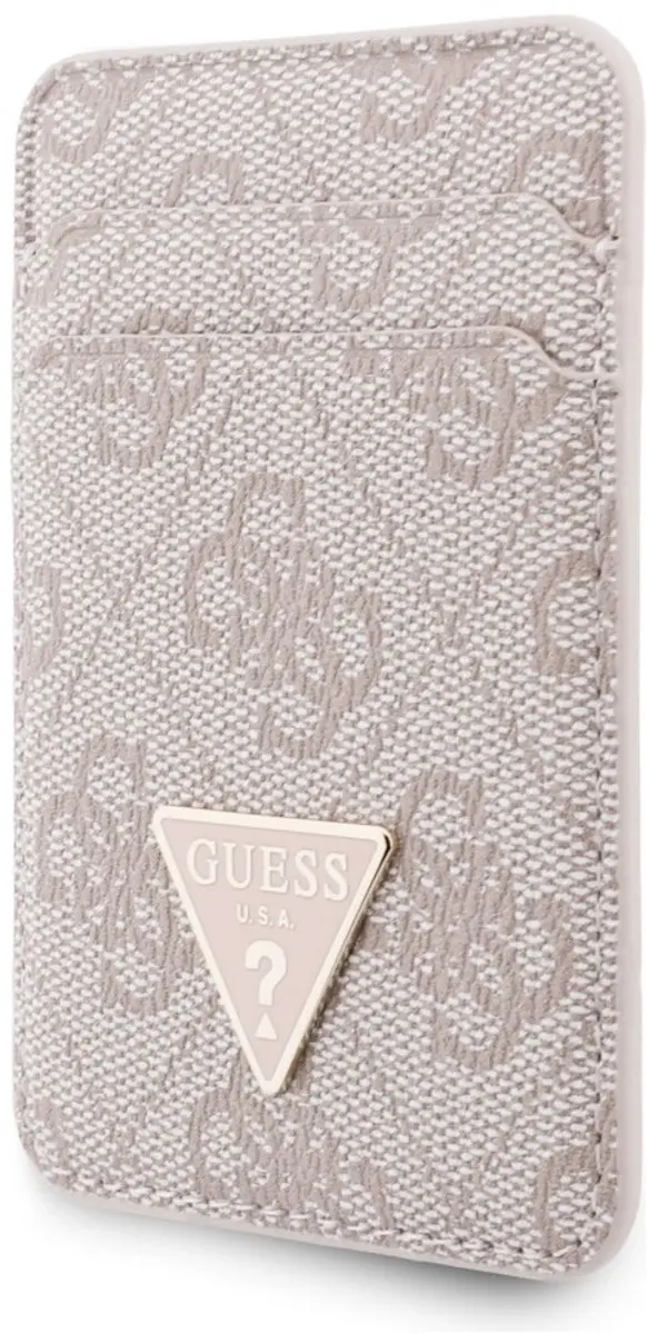 Guess Portemonnee + Handriemset Magsafe iPhone 13/14/15 - Roze