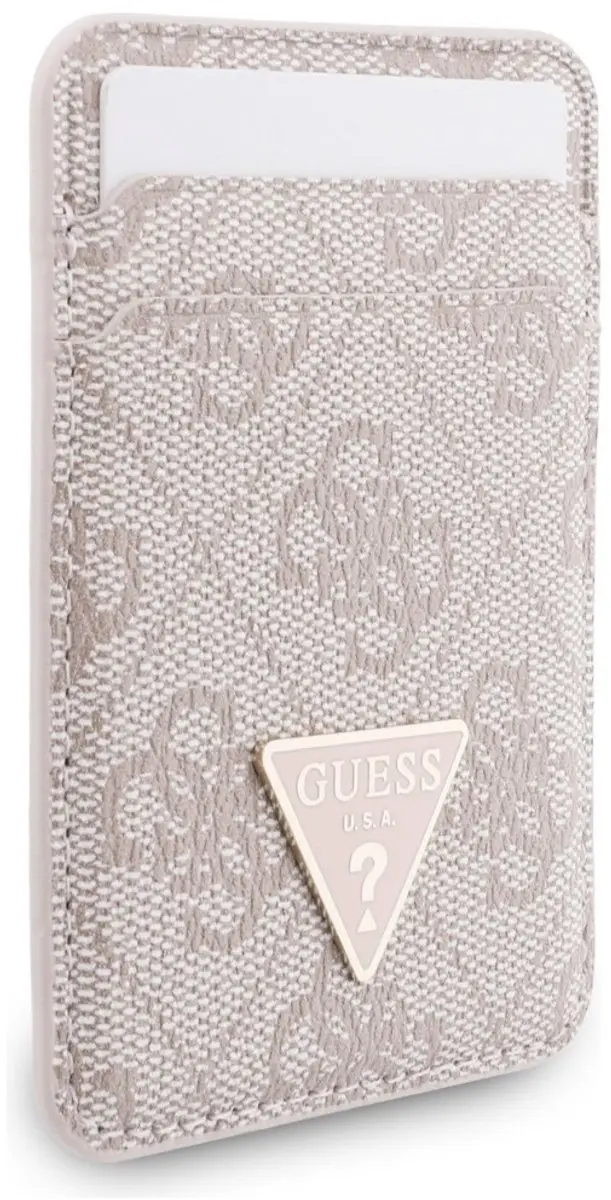 Guess Portemonnee + Handriemset Magsafe iPhone 13/14/15 - Roze
