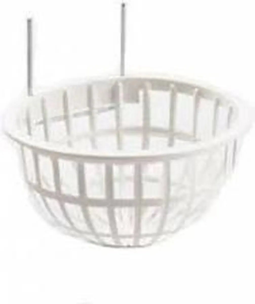 Duvo Vogelnest Plastic - Wit - 1 Stuk
