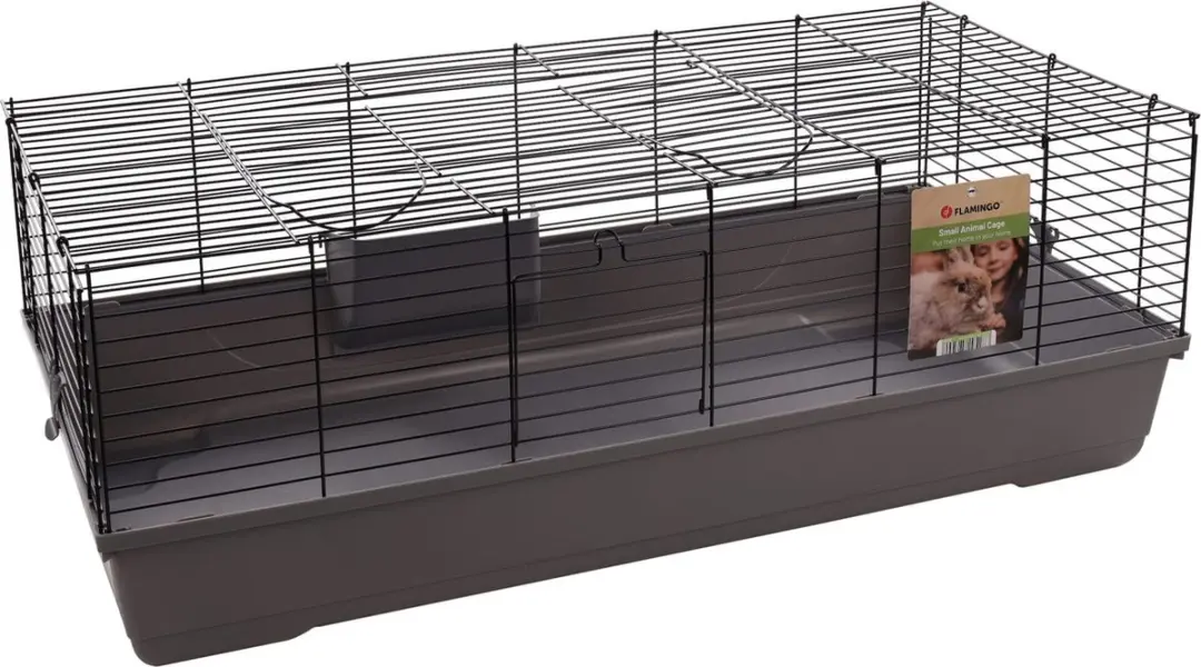 Flamingo Mobi Hamsterkooi - 117,5x58x42,5cm - Grijs