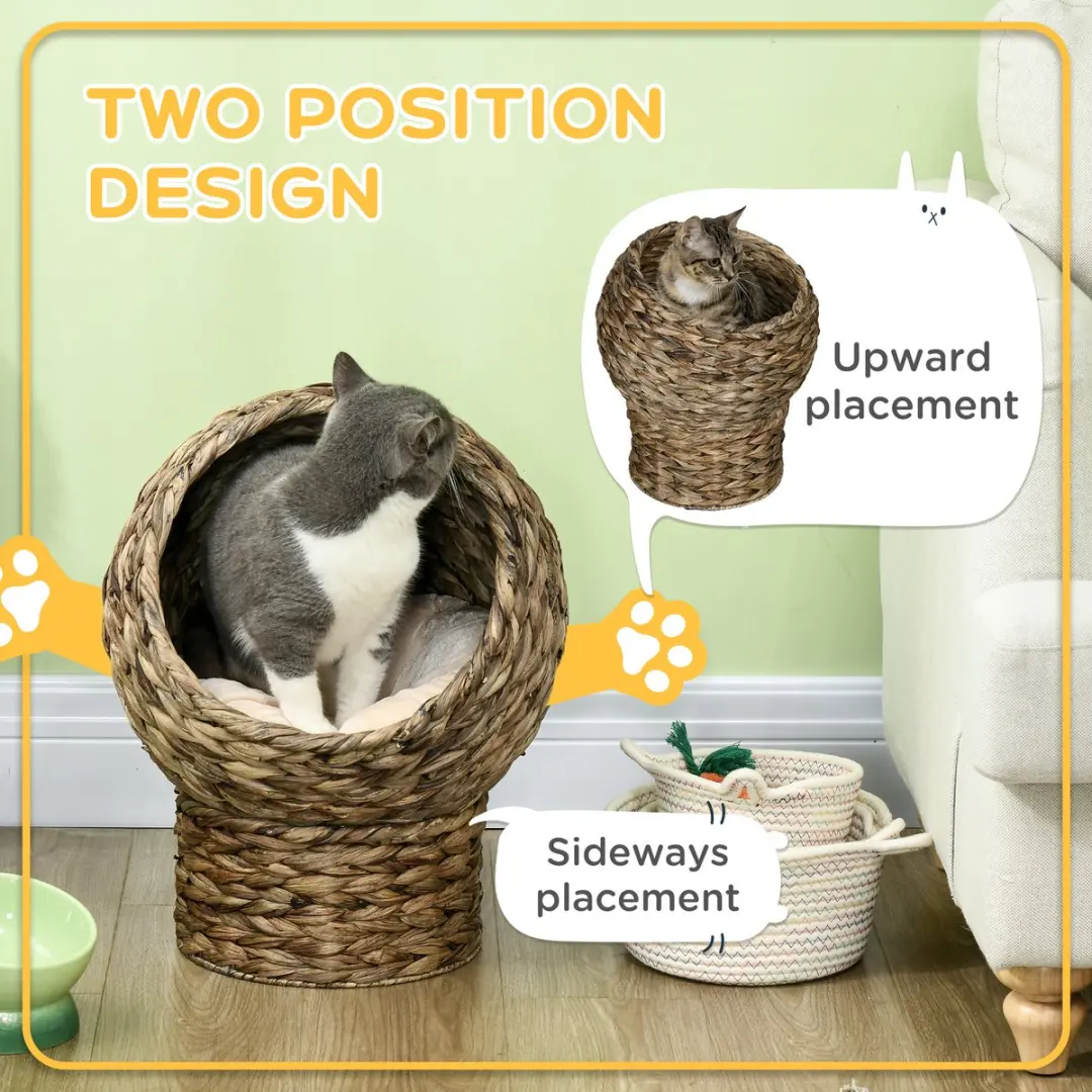 Pawhut Kattenmand Koffie - Machinewasbaar