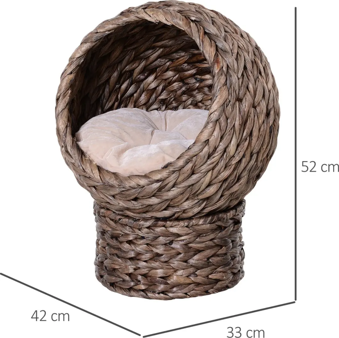 Pawhut Kattenmand Koffie - Machinewasbaar - afbeelding 6 van 6
