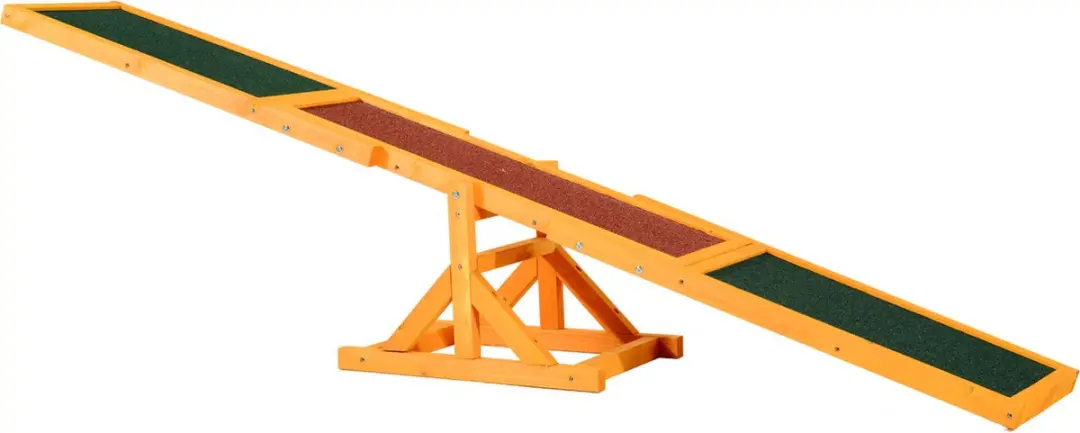 Pawhut Hondenwip - tot 50 kg - Groen/Bruin