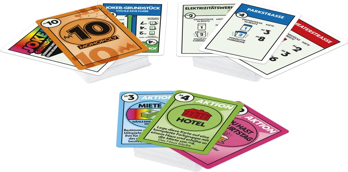 Hasbro Monopoly Deal Kaartspel - 6 Spelers - afbeelding 6 van 6