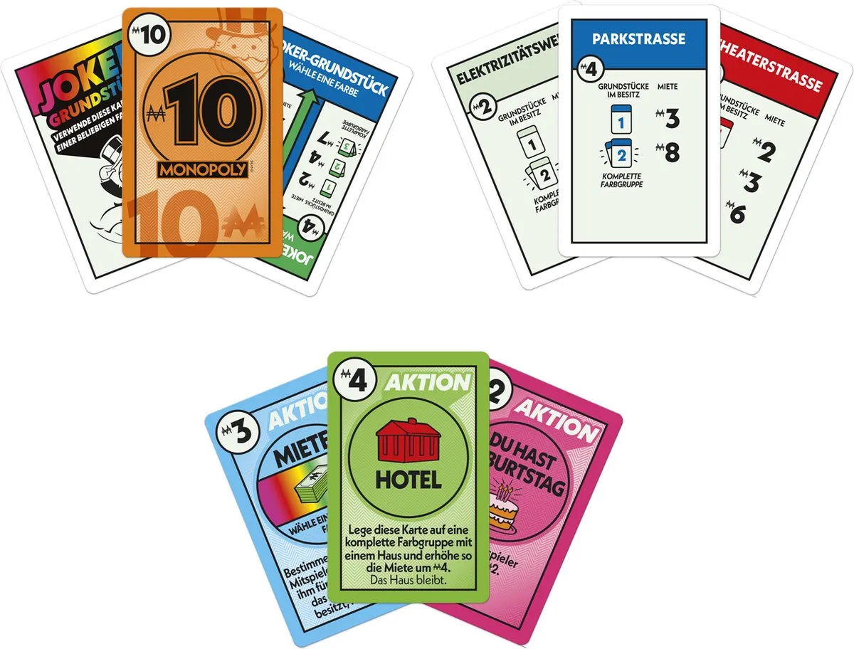 Hasbro Monopoly Deal Kaartspel - 6 Spelers