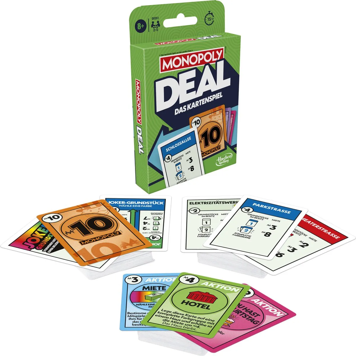 Hasbro Monopoly Deal Kaartspel - 6 Spelers