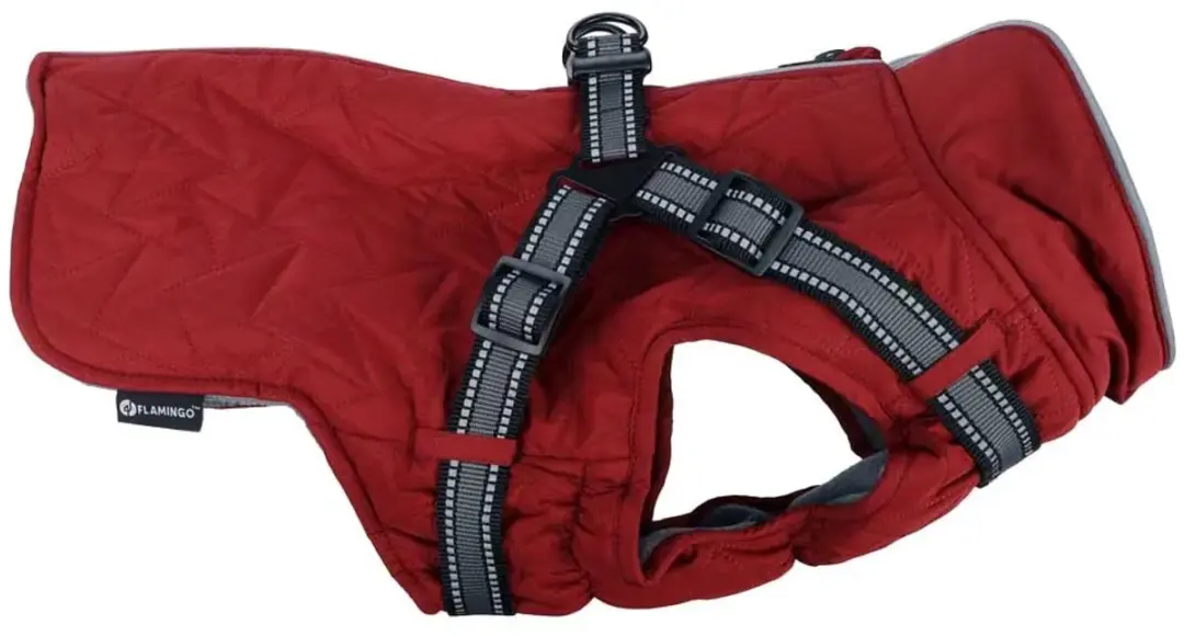 Flamingo Duker Hondenjas - Rood 40cm