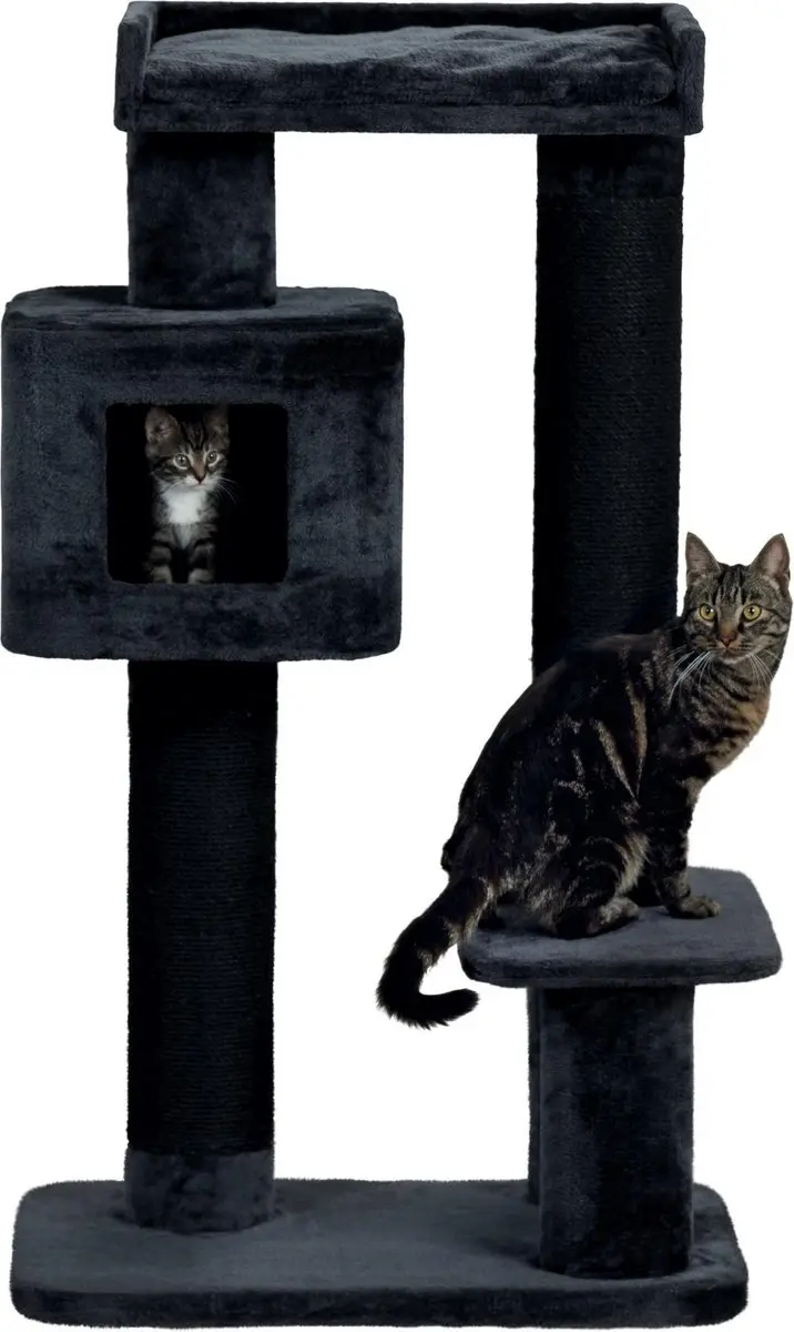 Trixie Krabpaal Izan Antraciet 70x50x122cm - 3 Niveaus - afbeelding 6 van 6