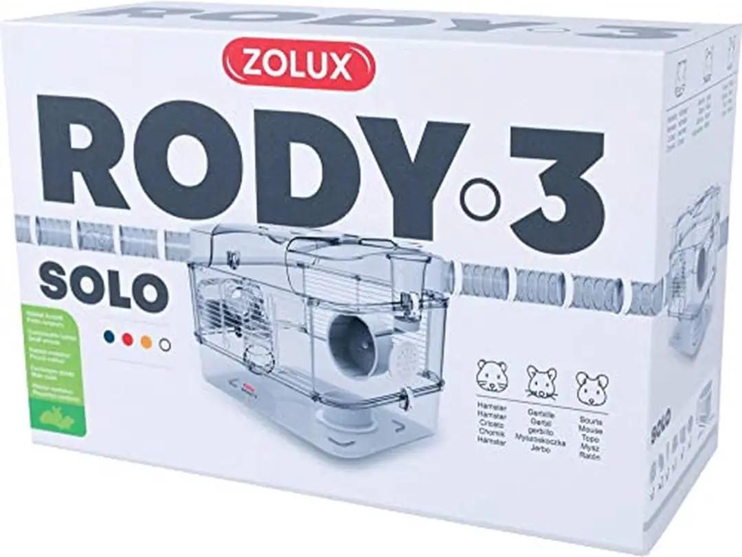 Zolux Rody3 Solo Hamsterkooi - Transparant