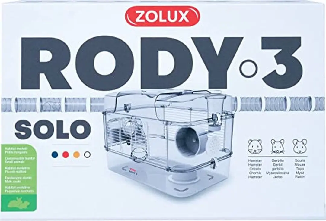 Zolux Rody3 Solo Hamsterkooi - Transparant