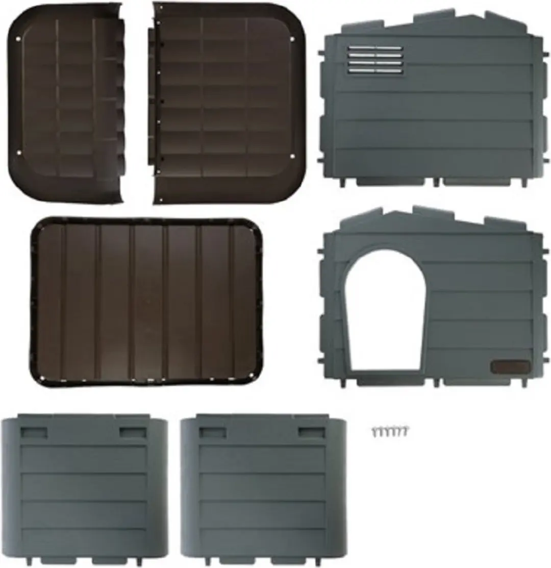Duvo Kattenhuis 65x46x48cm - Bruin/Groen
