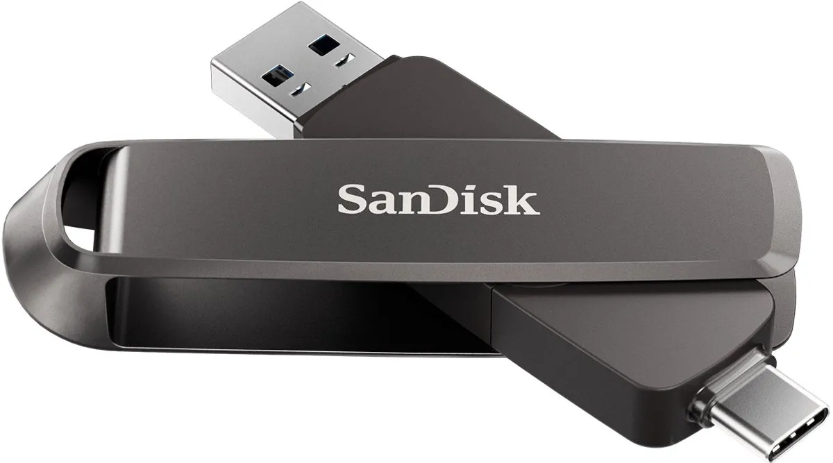 SanDisk Extreme PRO SDDDE1-256G-G46 USB-stick 256GB - Zwart