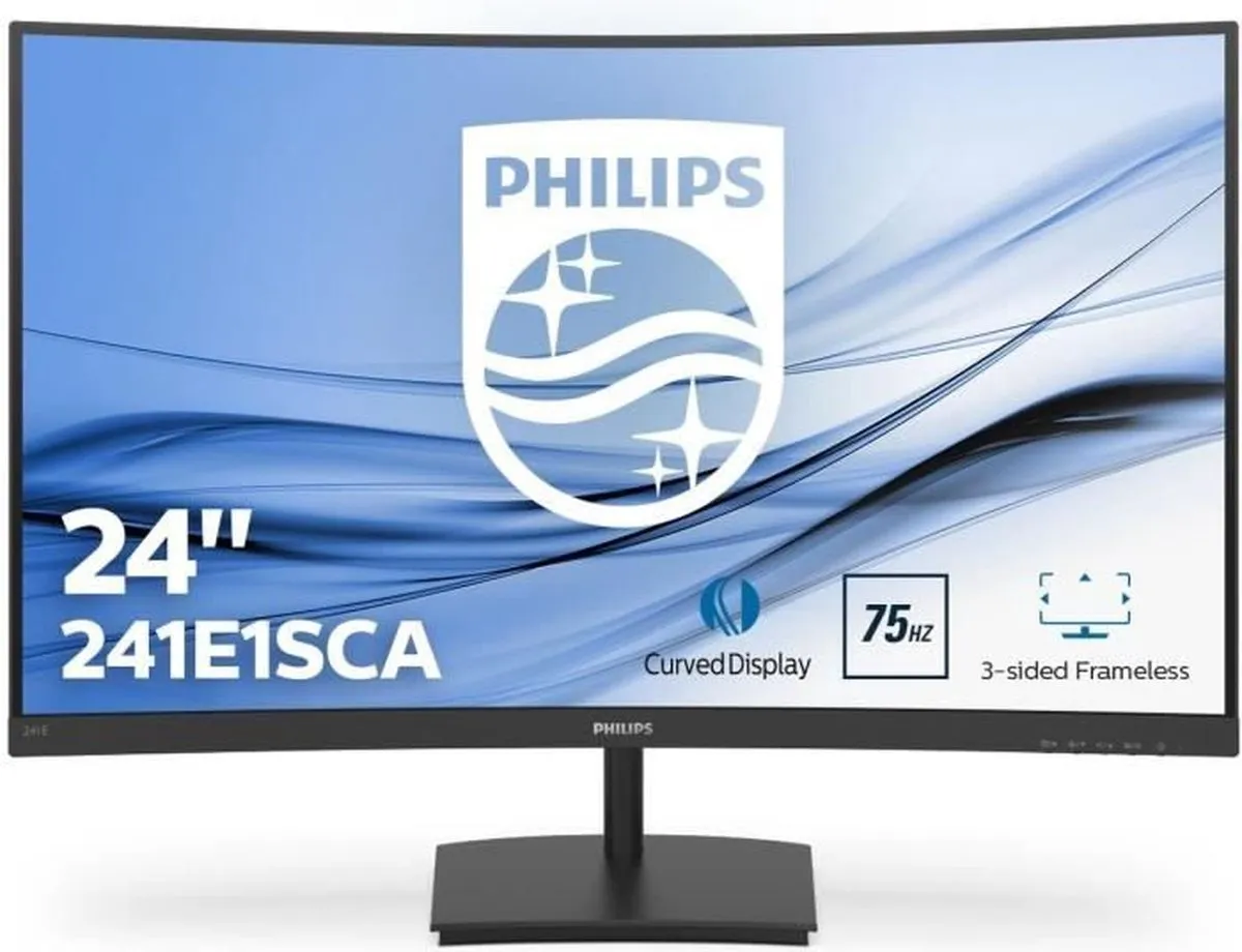 Philips 241E1SCA Curved Monitor 24 Inch