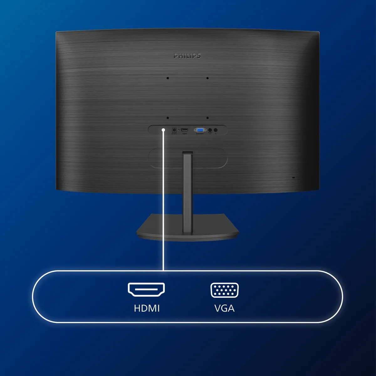 Philips 241E1SCA Curved Monitor 24 Inch