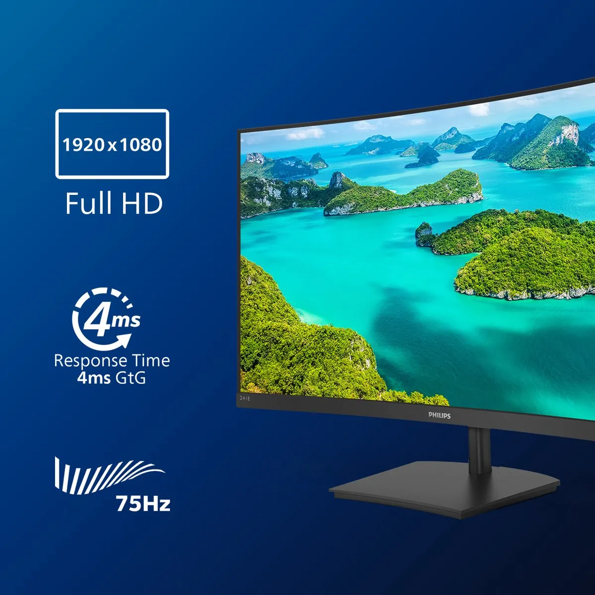 Philips 241E1SCA Curved Monitor 24 Inch