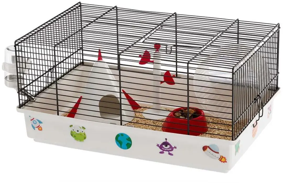 Ferplast Hamsterkooi Criceti 9 Space 46x29,5x23cm - Zwart
