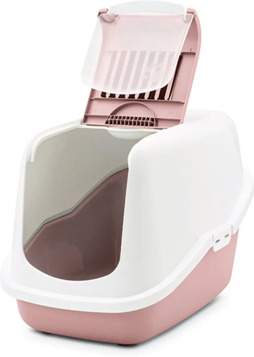 Savic Nestor Earth Kattenbak Roze - 56x39x39cm