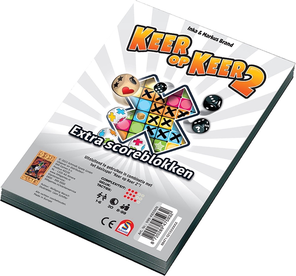 Keer op Keer 2 + Keer op Keer 2 Extra Scoreblokken Level 1 - 999 Games