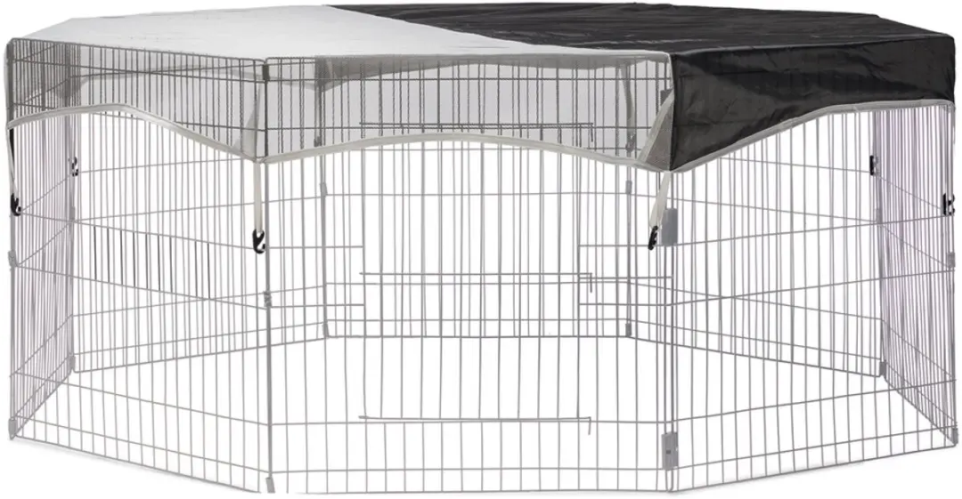 Beeztees Afdeknet Konijnenren XL - 155cm - Zwart