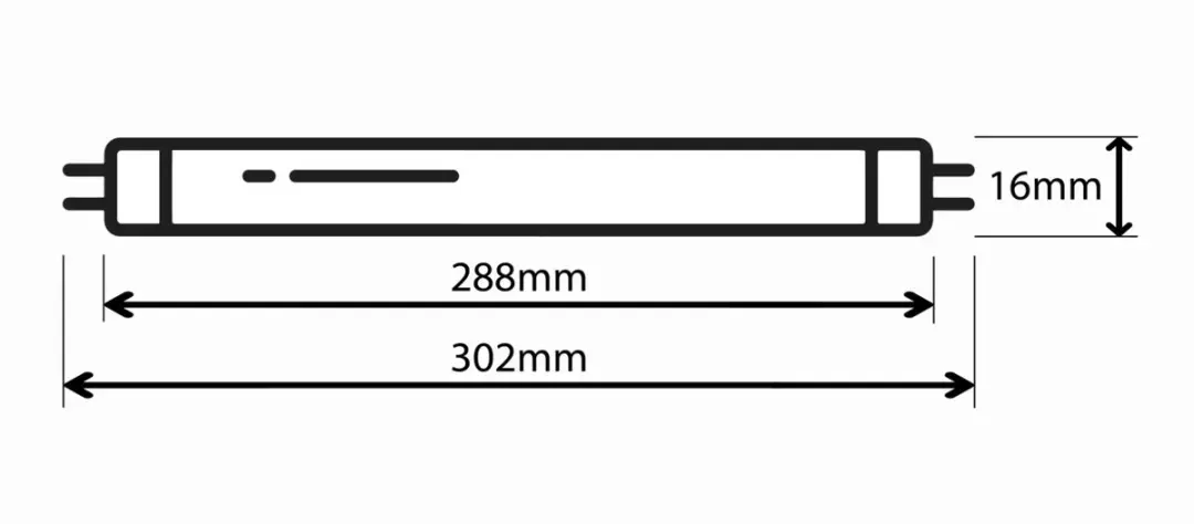 Philips TUV TL-mini 16W UV-C Lamp - Wit