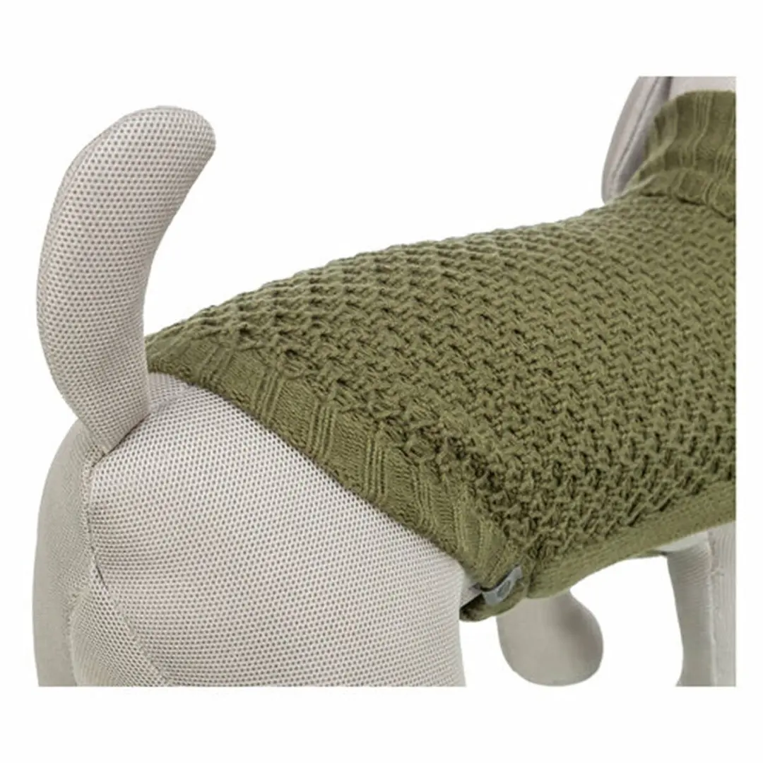 Trixie Hondentrui Olijfgroen 36cm - Katoen/Wol/Polyamide