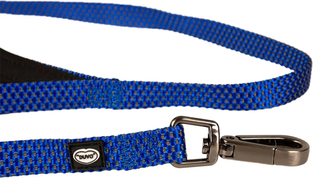Duvo Duvoplus Explor East Uitlaatriem Hond - 100cm/25mm - Blauw