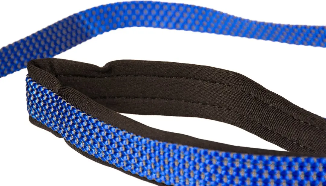 Duvo Duvoplus Explor East Uitlaatriem Hond - 100cm/25mm - Blauw
