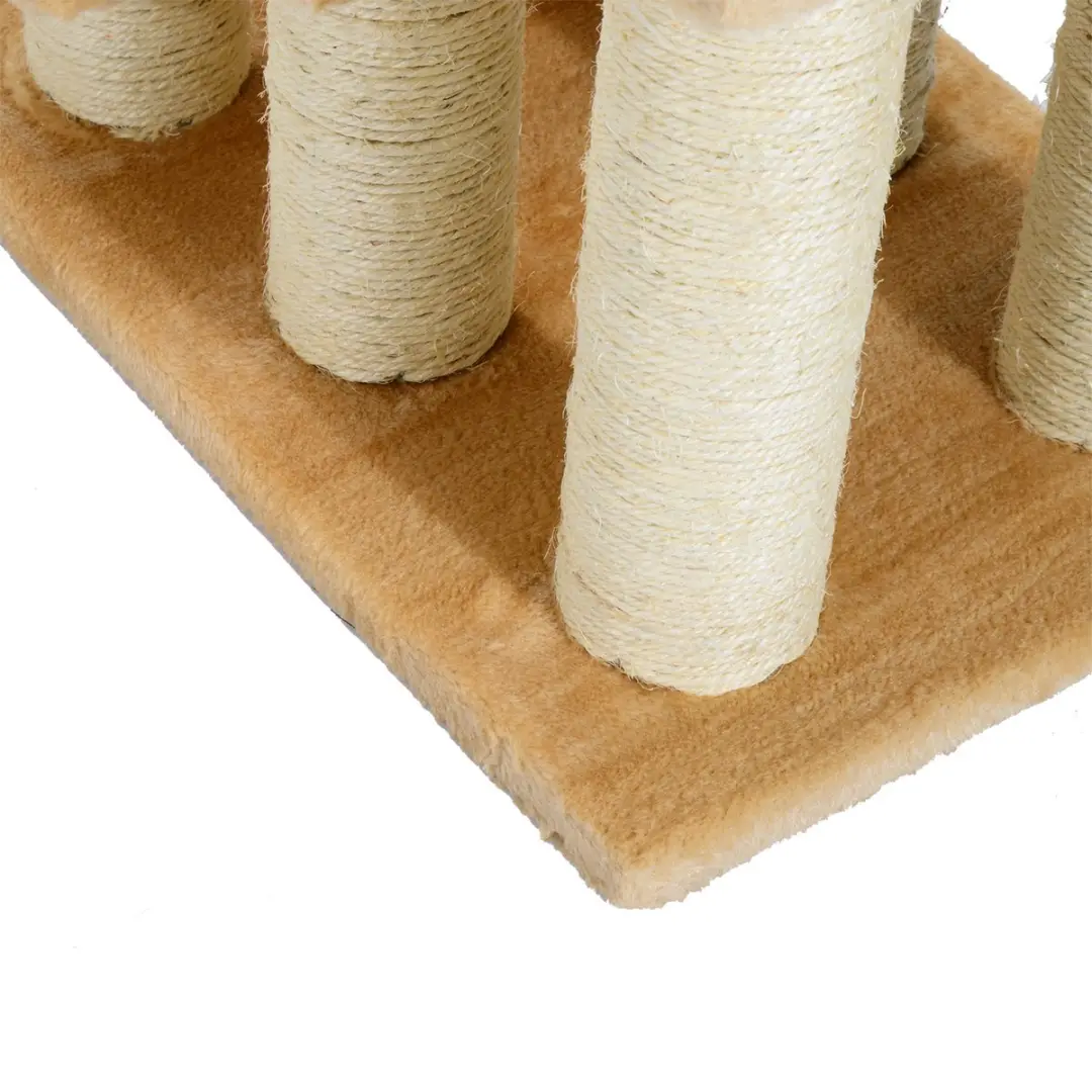 Pawhut Dierentrap 3 Niveau's - 1 Ligplek - Beige