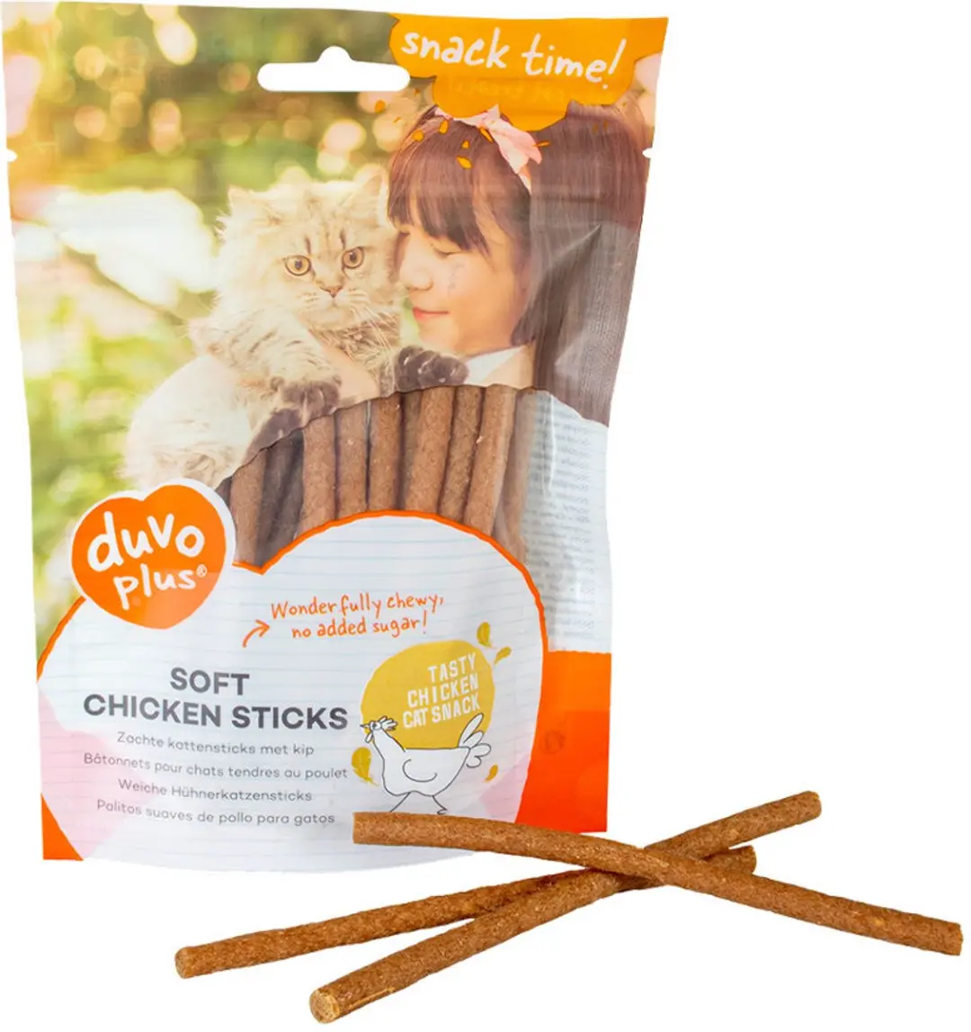 Duvo+ Soft Sticks Kip 50g
