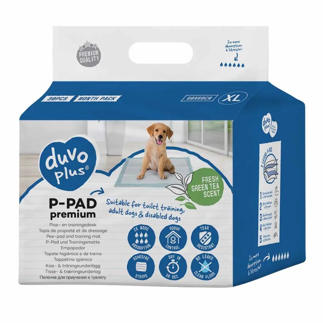 Duvo+ P-Pad Premium Groene Theegeur 30 Stuks - 60x60cm