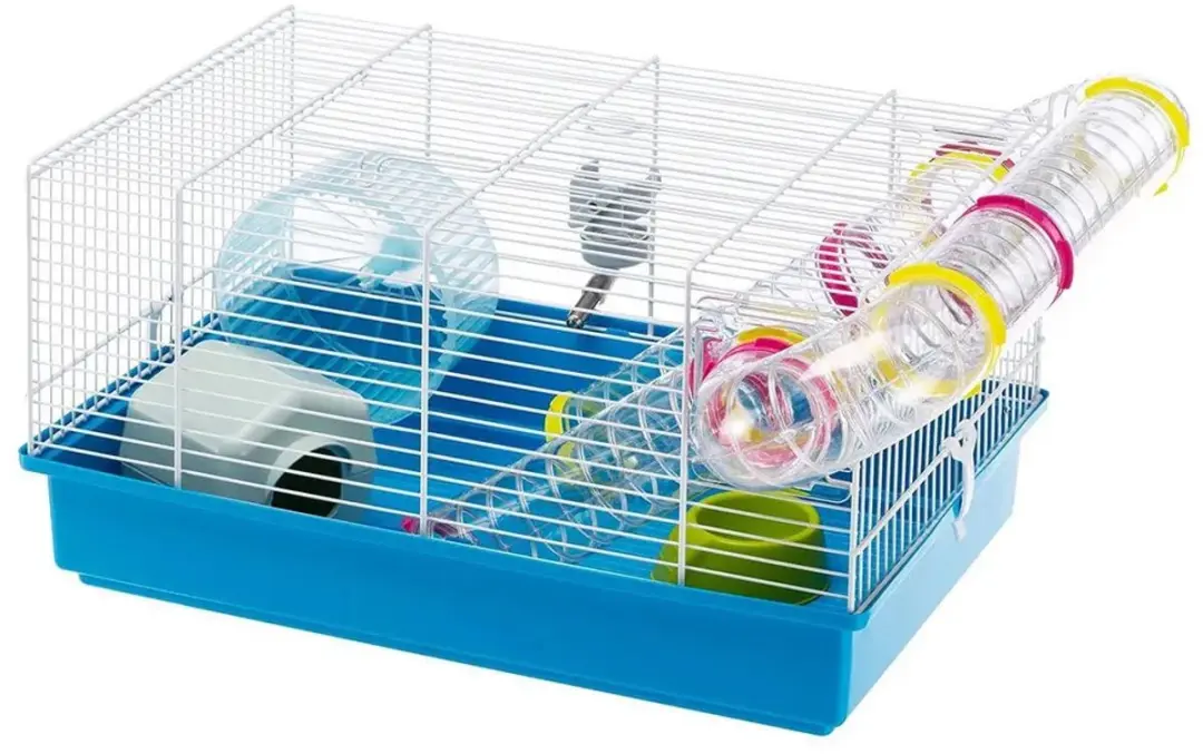 Ferplast Paula Hamsterkooi - 46x29,5x24,5cm - Blauw