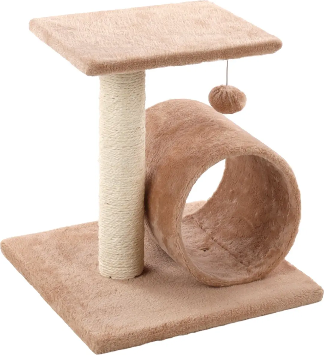 Flamingo Binky Krabpaal - 38x38x40cm Beige