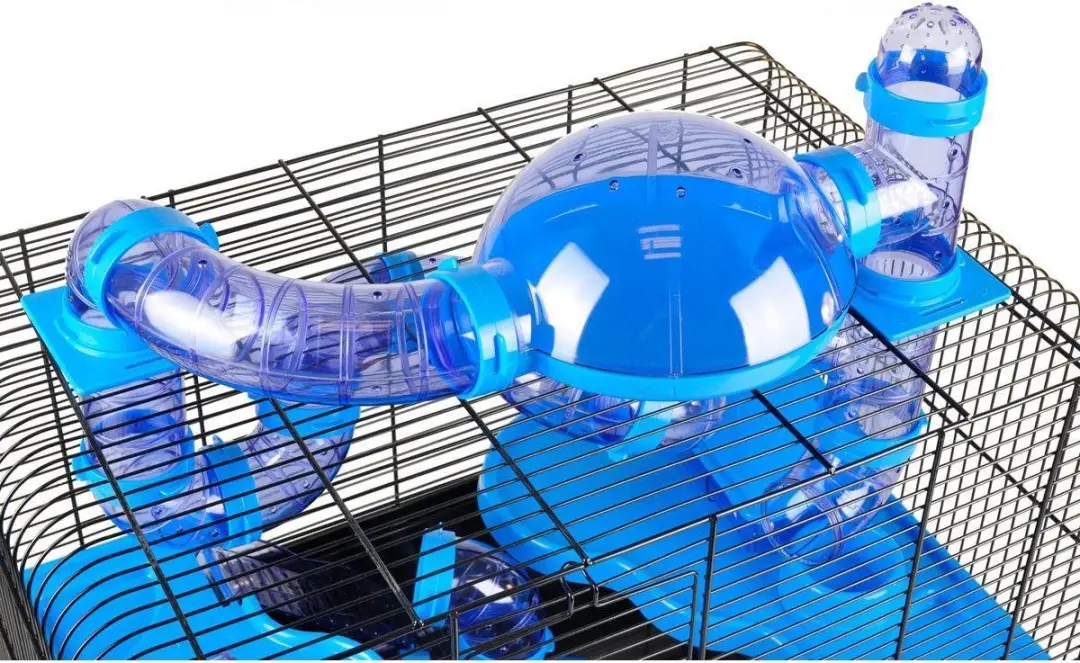 Flamingo Hamsterkooi Aldo - 58x38x55cm - Blauw