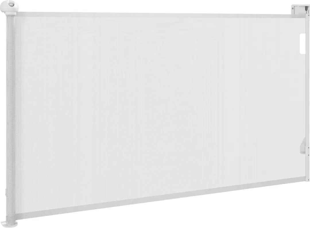 ECTEATOY Uitschuifbaar Hondenhek 125cm - Wit
