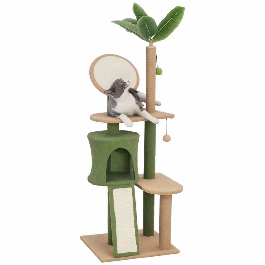 Pawhut Kratzbaum 139cm Kattenboom