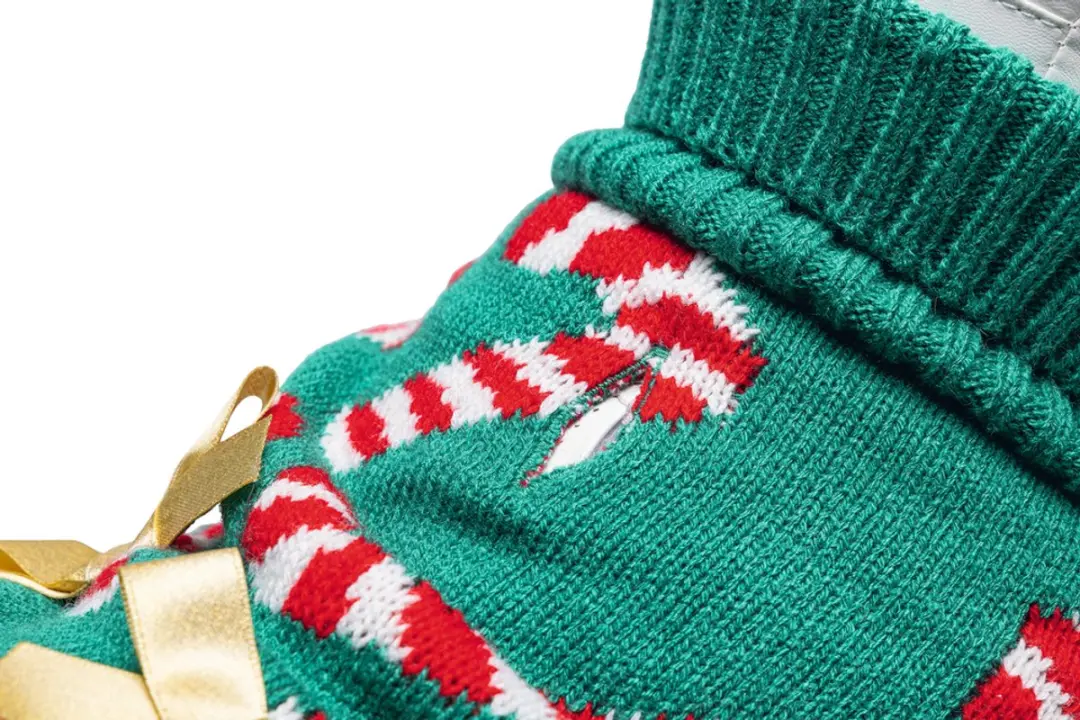 Beeztees Kersttrui Candy Canes - Groen - S