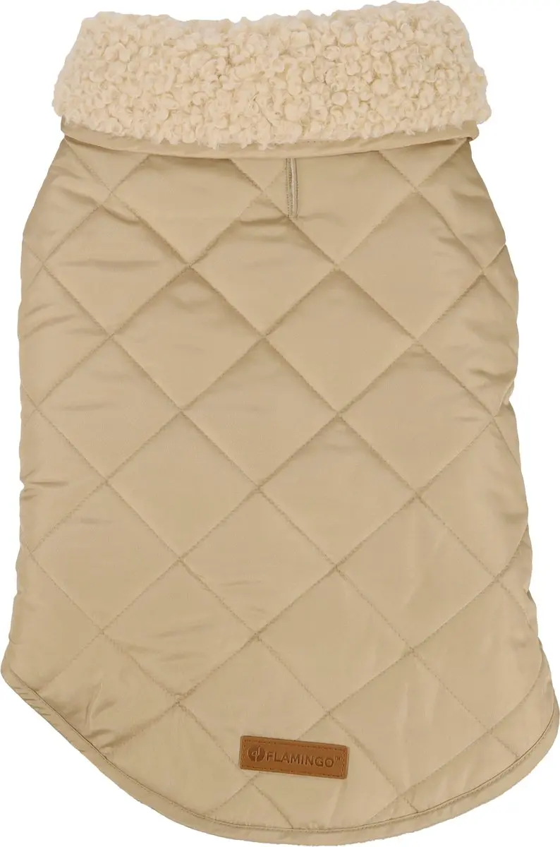 Flamingo Bonnie Hondenjas - Beige XS