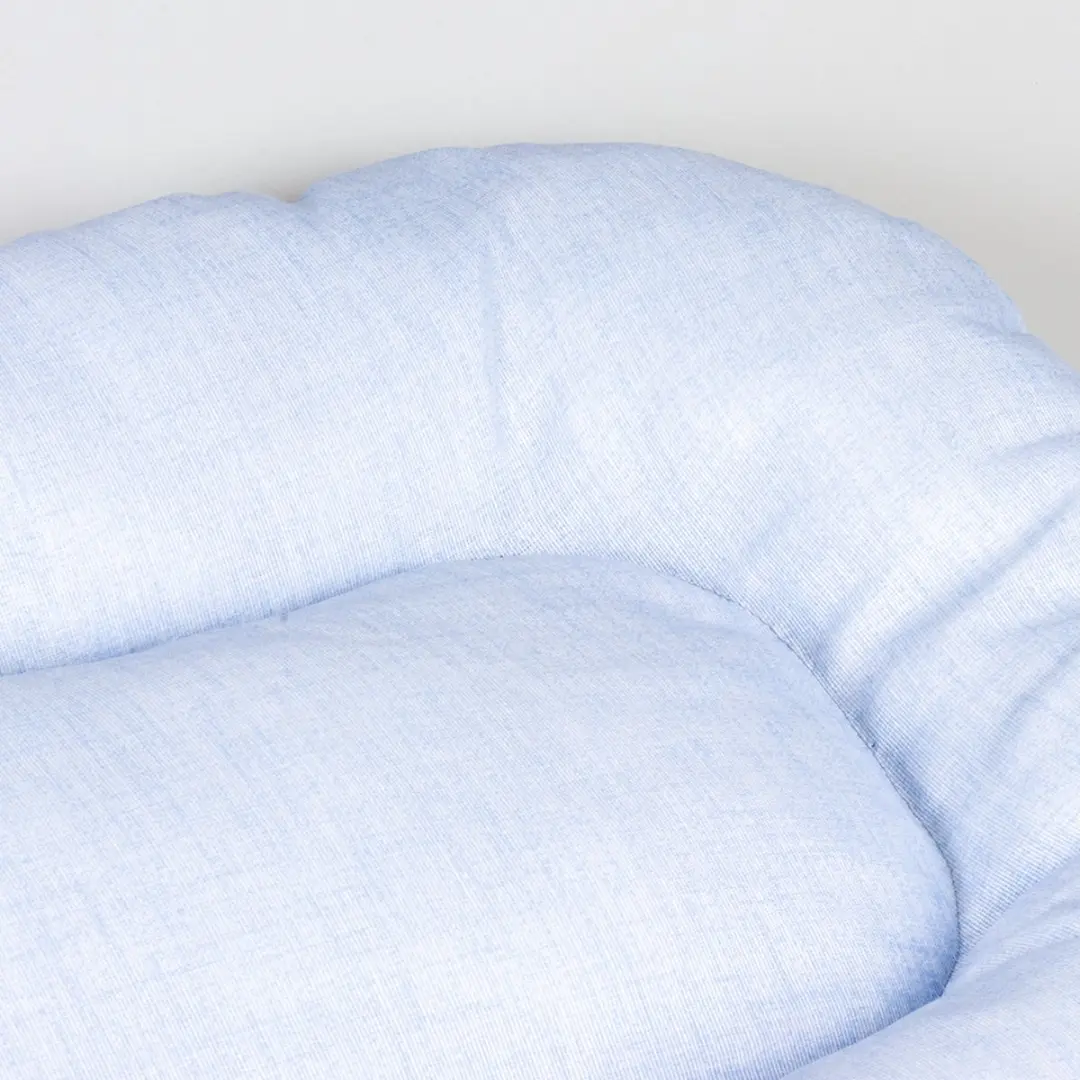 Duvo+ Ovaal Kussen Mellow Blauw XXL - 120x76x11cm