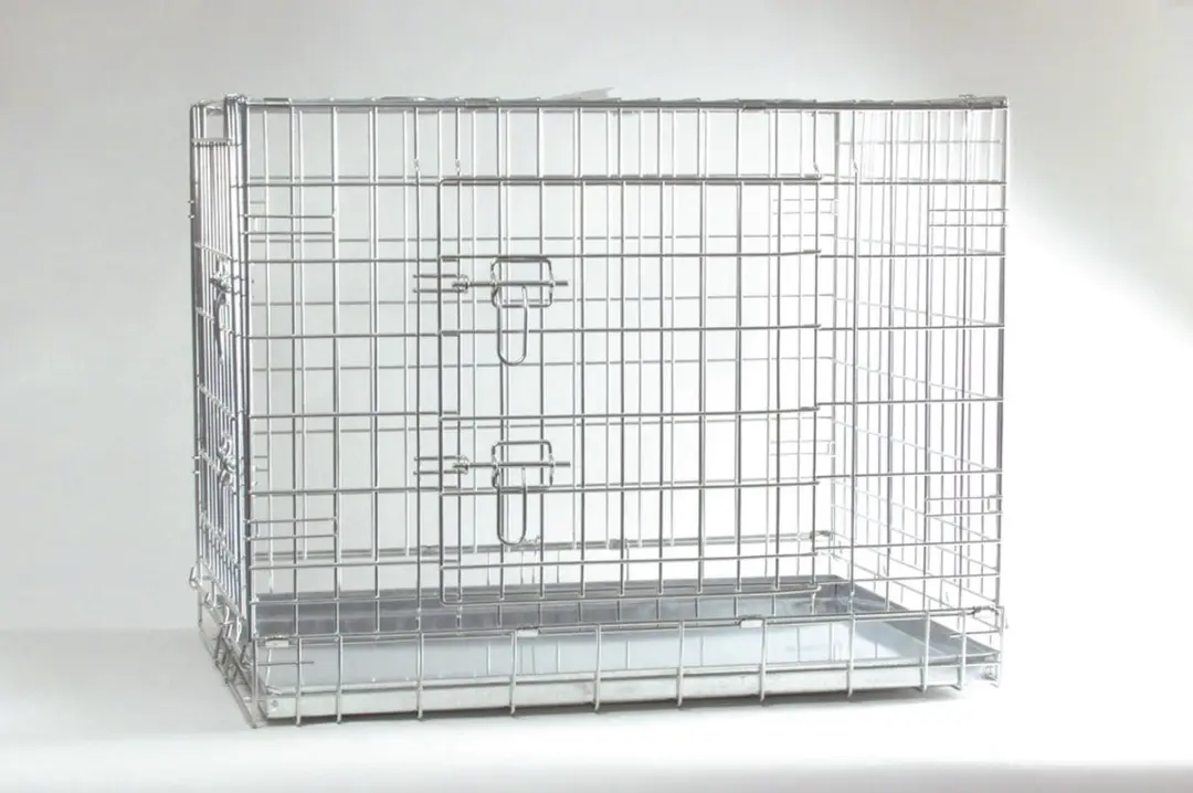 Beeztees Hondenbench 2 Deurs 109x69x75cm - RVS