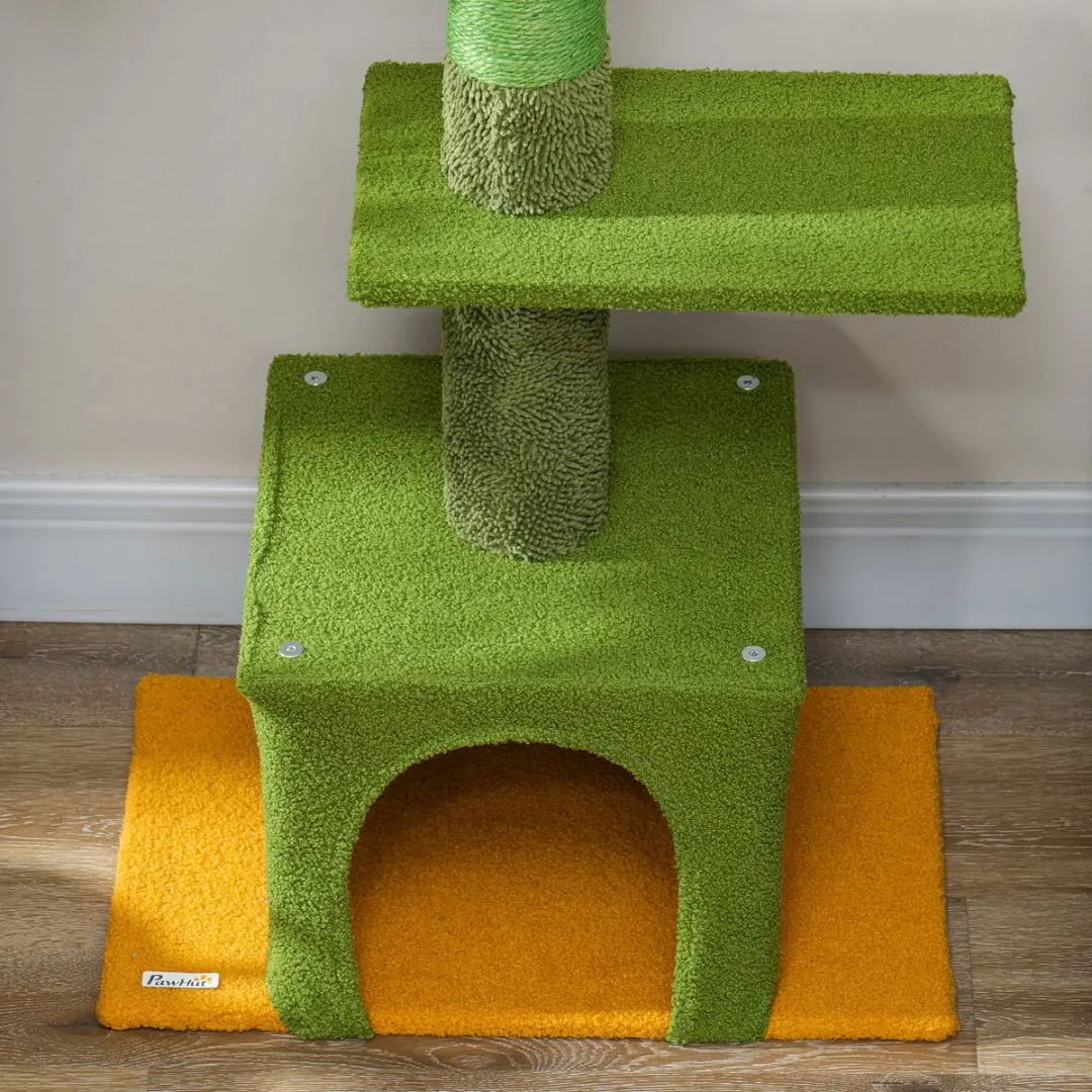 Pawhut Kattenboom - 5 Ligplekken 230-275cm Groen