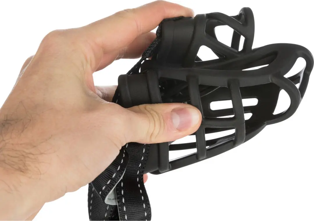 Trixie Muilkorf Flex Silicone M-L - Zwart