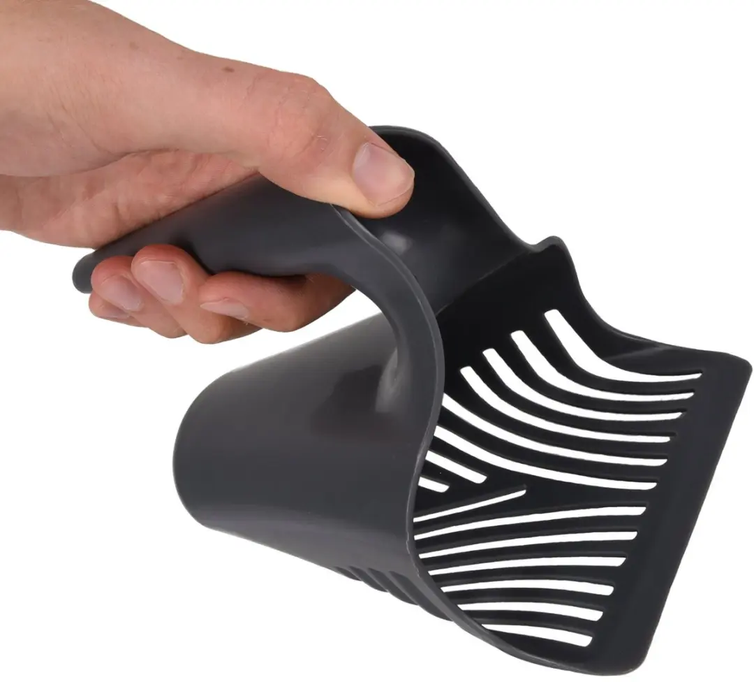 Flamingo Cup 2 Kattenbakschep - Zwart
