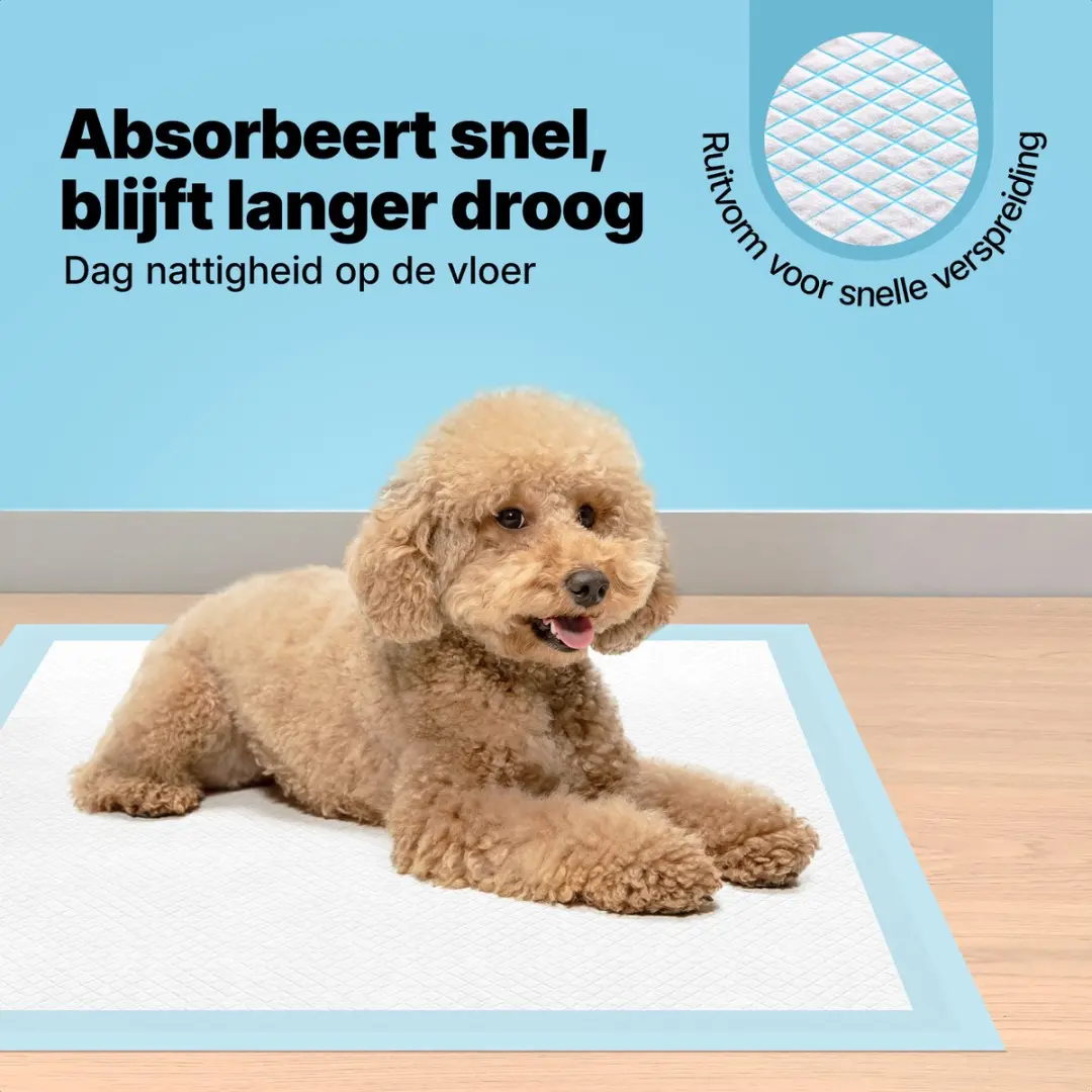 Jake and Jacky Puppy Training Pads 360 Stuks - 60x60cm Wit