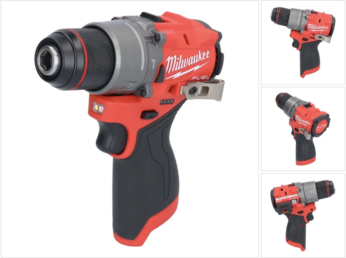 Milwaukee M12 FUEL FPD2-0 Accu Klopboormachine 12V - 35mm Hout