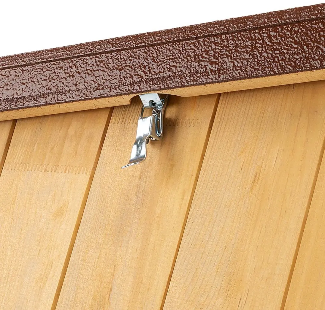 Ferplast Hondenhok Baita 56x46,5cm Hout - Naturel - afbeelding 3 van 5