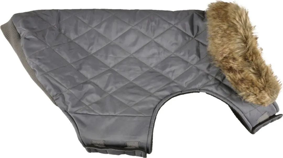 Flamingo Elia Winterjas Hondenkleding - L - 45cm - Grijs