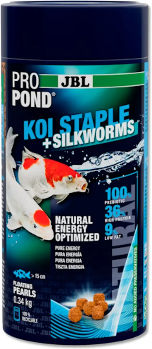 JBL ProPond Koi Staple+Silkworms 340g