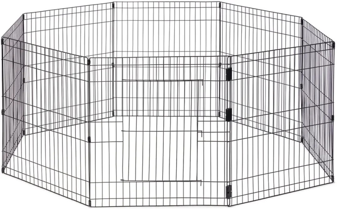 Beeztees Simi Konijnenren XL - 8 Panelen 58x62cm - Zwart