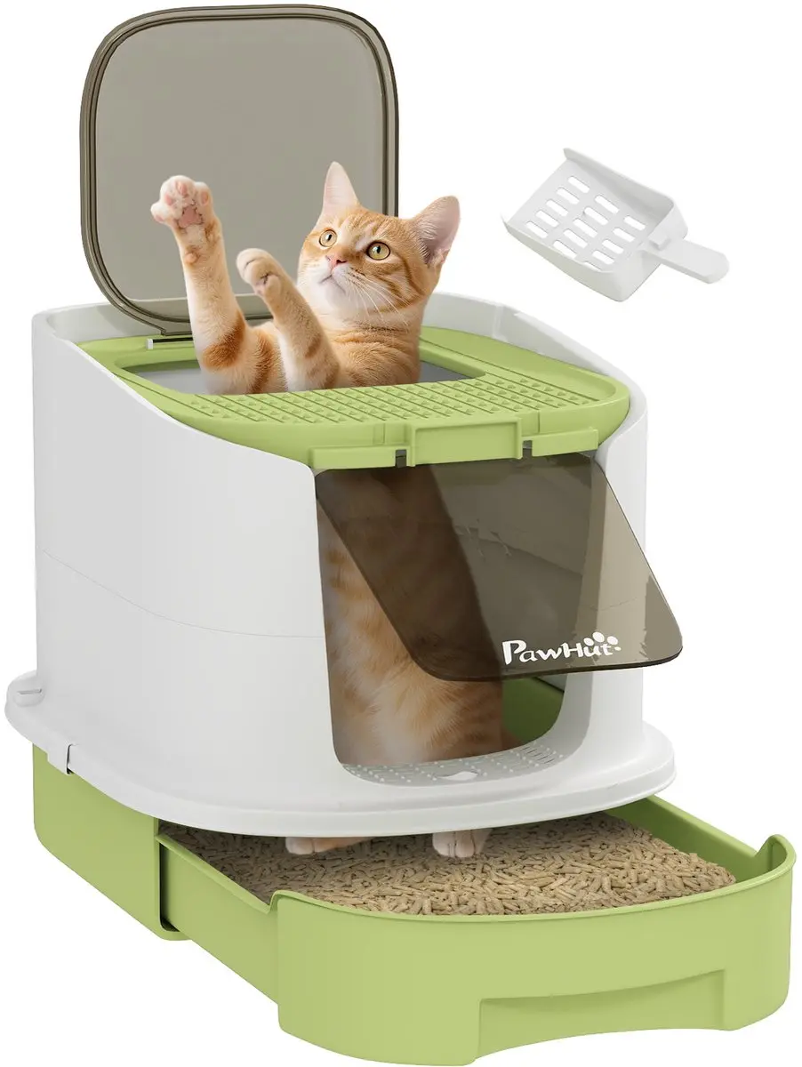Pawhut Kattenbak Polypropyleen 40,5x52,5x42,5cm