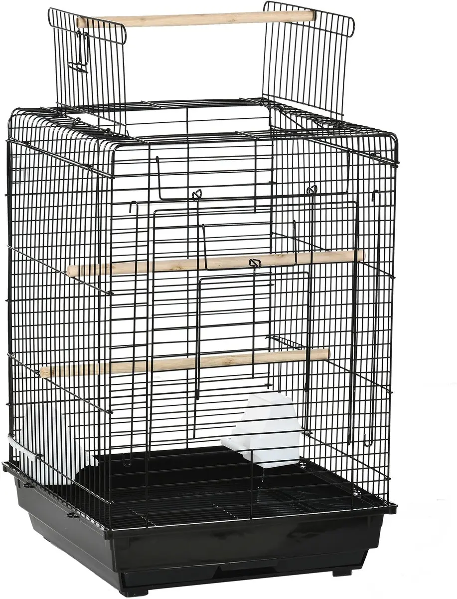 Pawhut Vogelkooi Staal 40x40x59cm